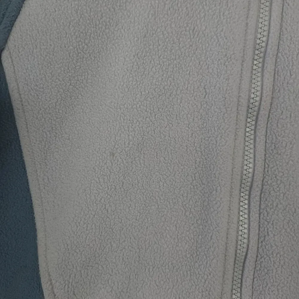 North Face Khumbu Fleece Jacket Womens Sz Medium Blue Full Zip Long Sleeve